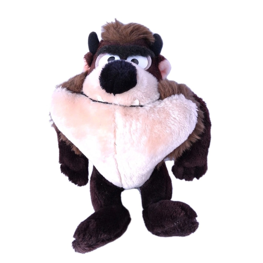 Vintage TAZ Stuffed Plush 1971 & 1995 Mighty & Mini Tasmanian Devil Looney Tunes - Picture 2 of 16
